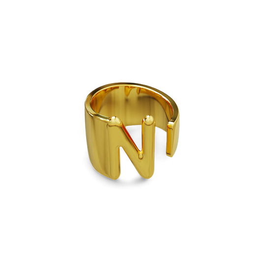 Initial Monogram Ring