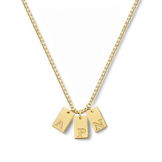 Initial Tag Necklace