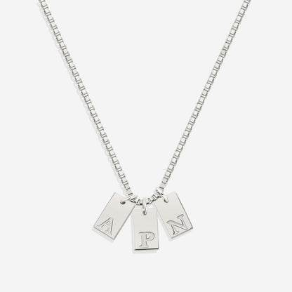 Initial Tag Necklace