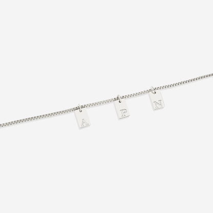 Initial Tag Necklace