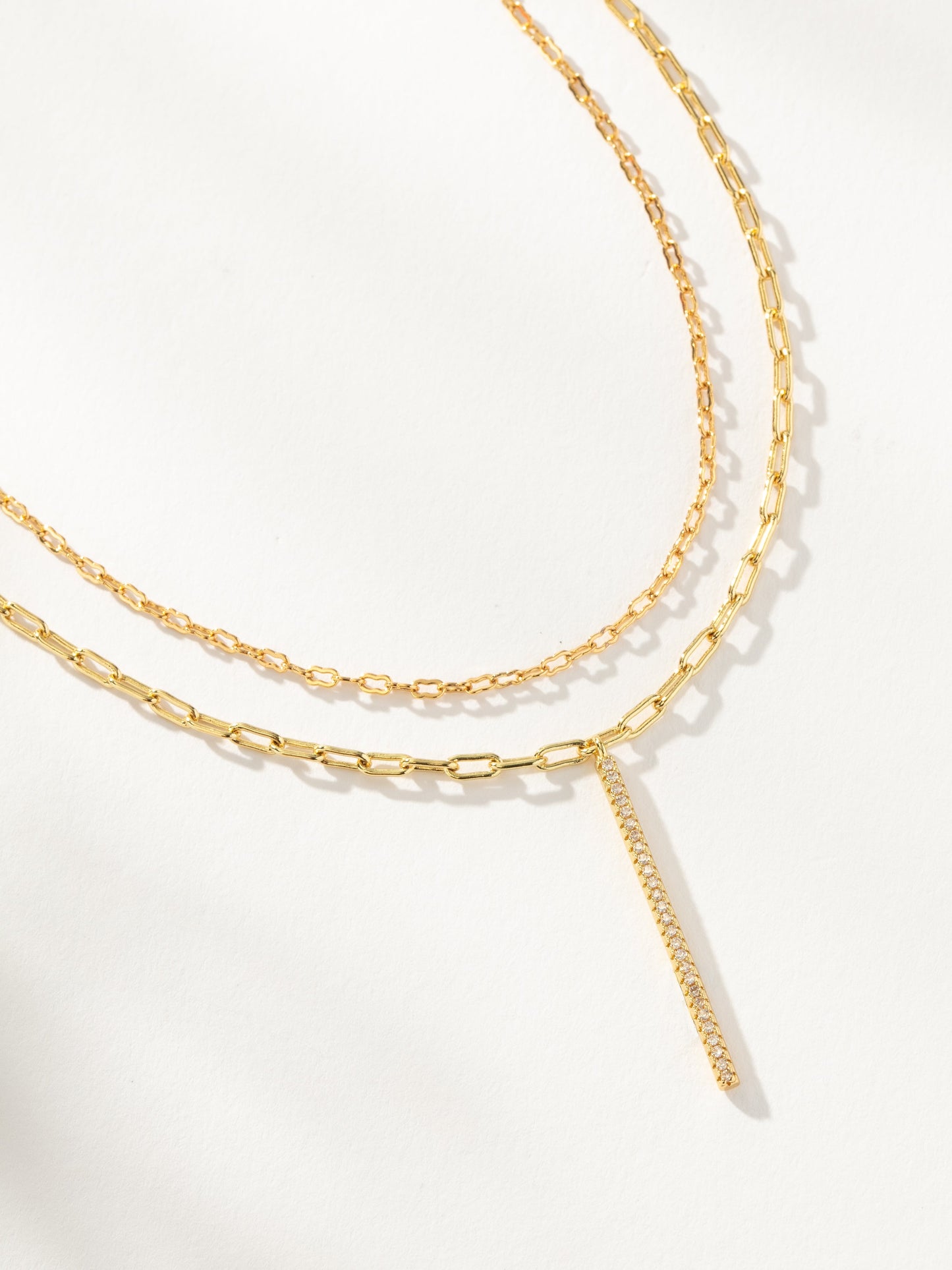Simple Double Chain Necklace