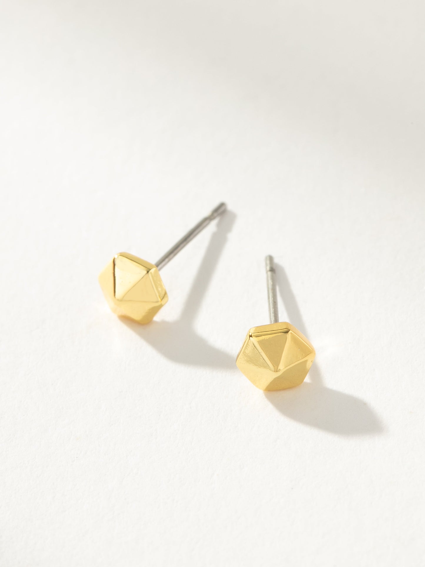 Pyramid Stud Earrings