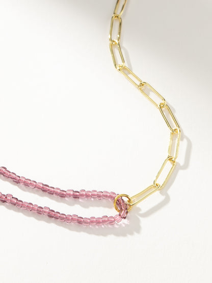 Bead and Chain Necklace