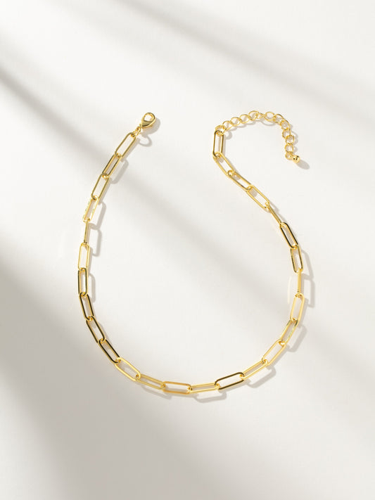 Collier fin à maillons