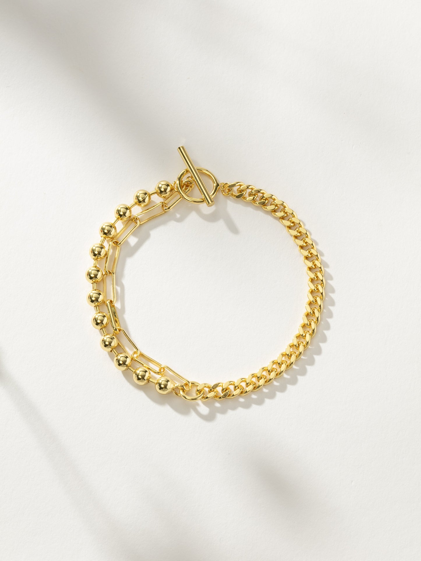 Bracelet chaîne « Trois, c'est une fête »