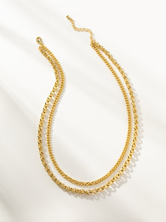 Collier à double chaîne