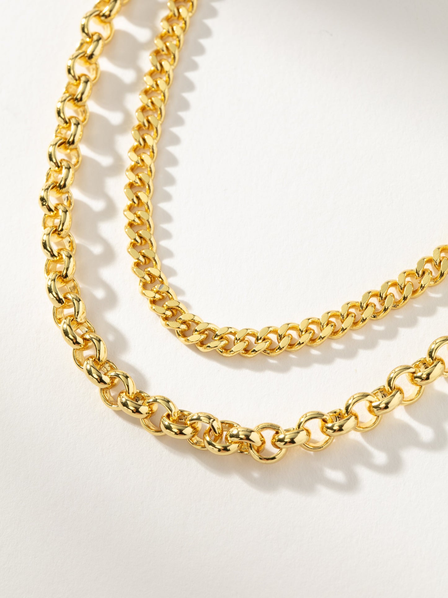 Collier à double chaîne