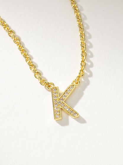 Initial Here Necklace