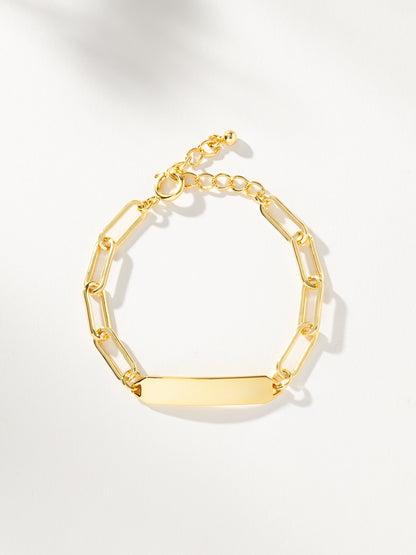 Bracelet chaîne et barre