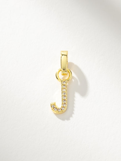 Pavé Letter Charm
