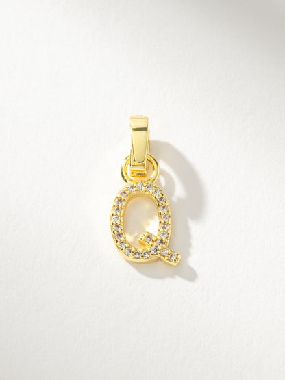 Pavé Letter Charm