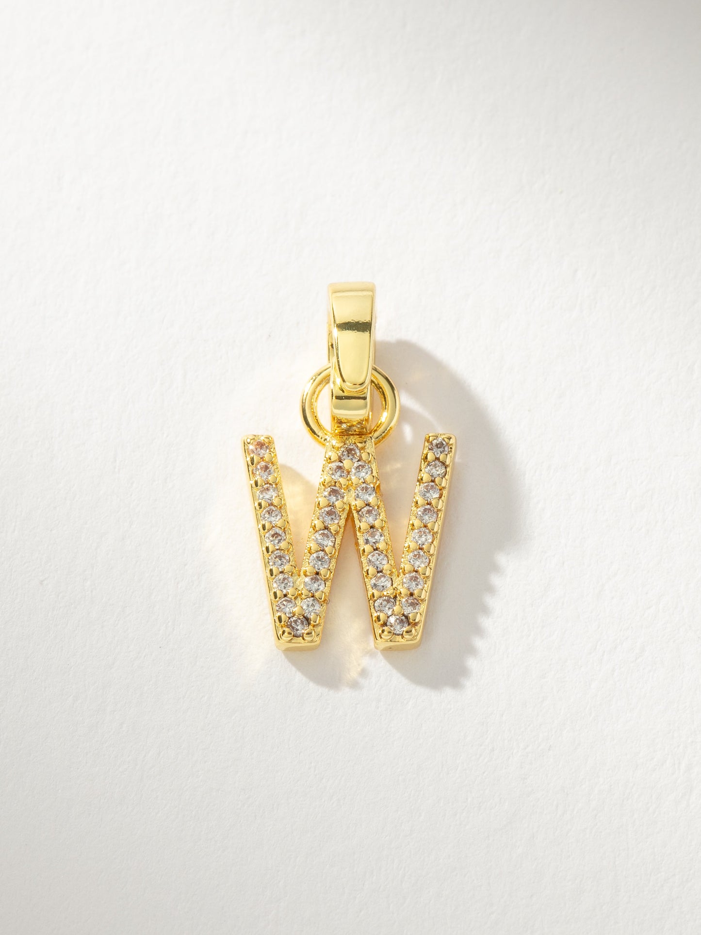 Pavé Letter Charm