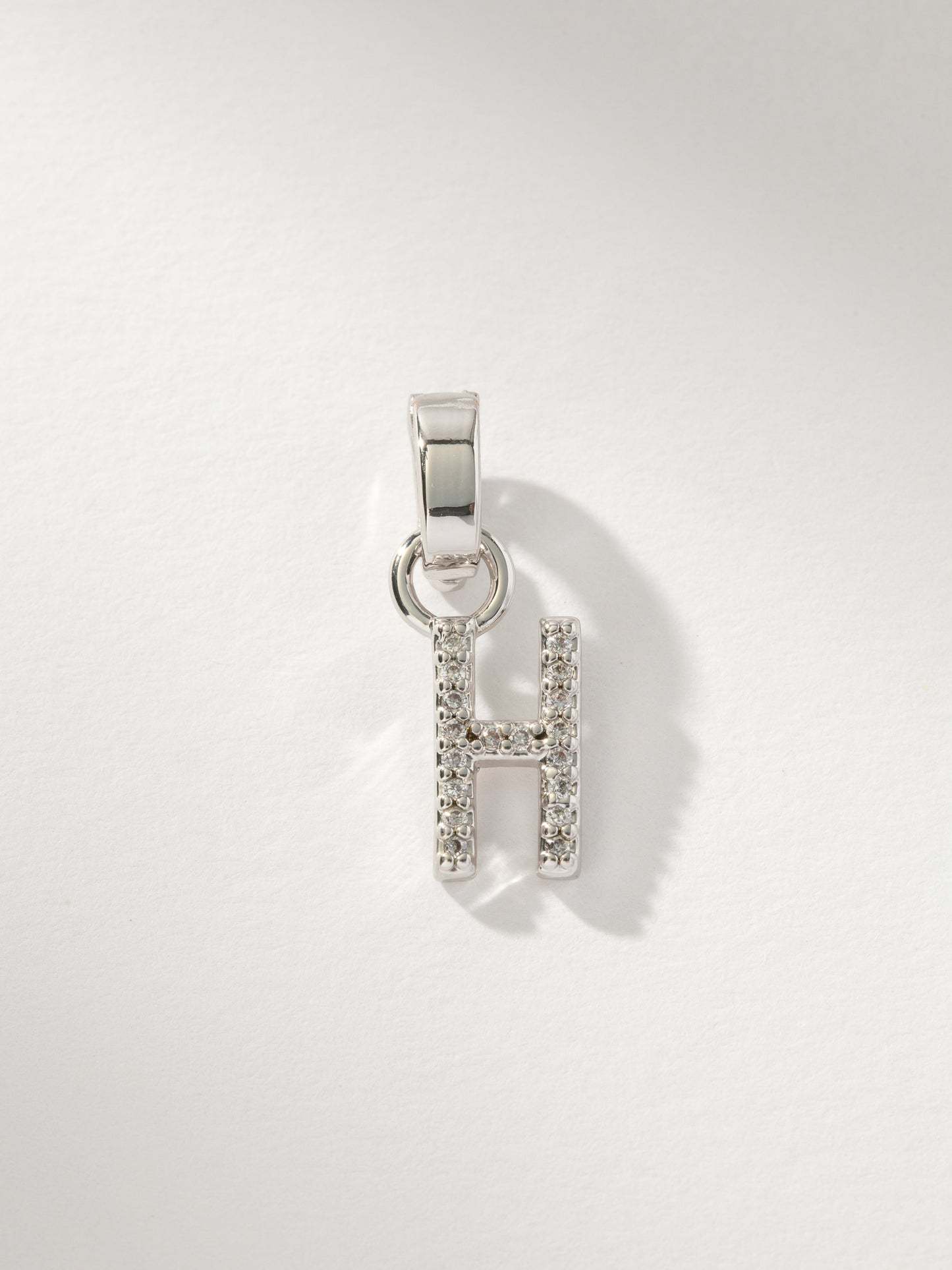 Pavé Letter Charm