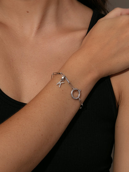 Pavé Letter Charm