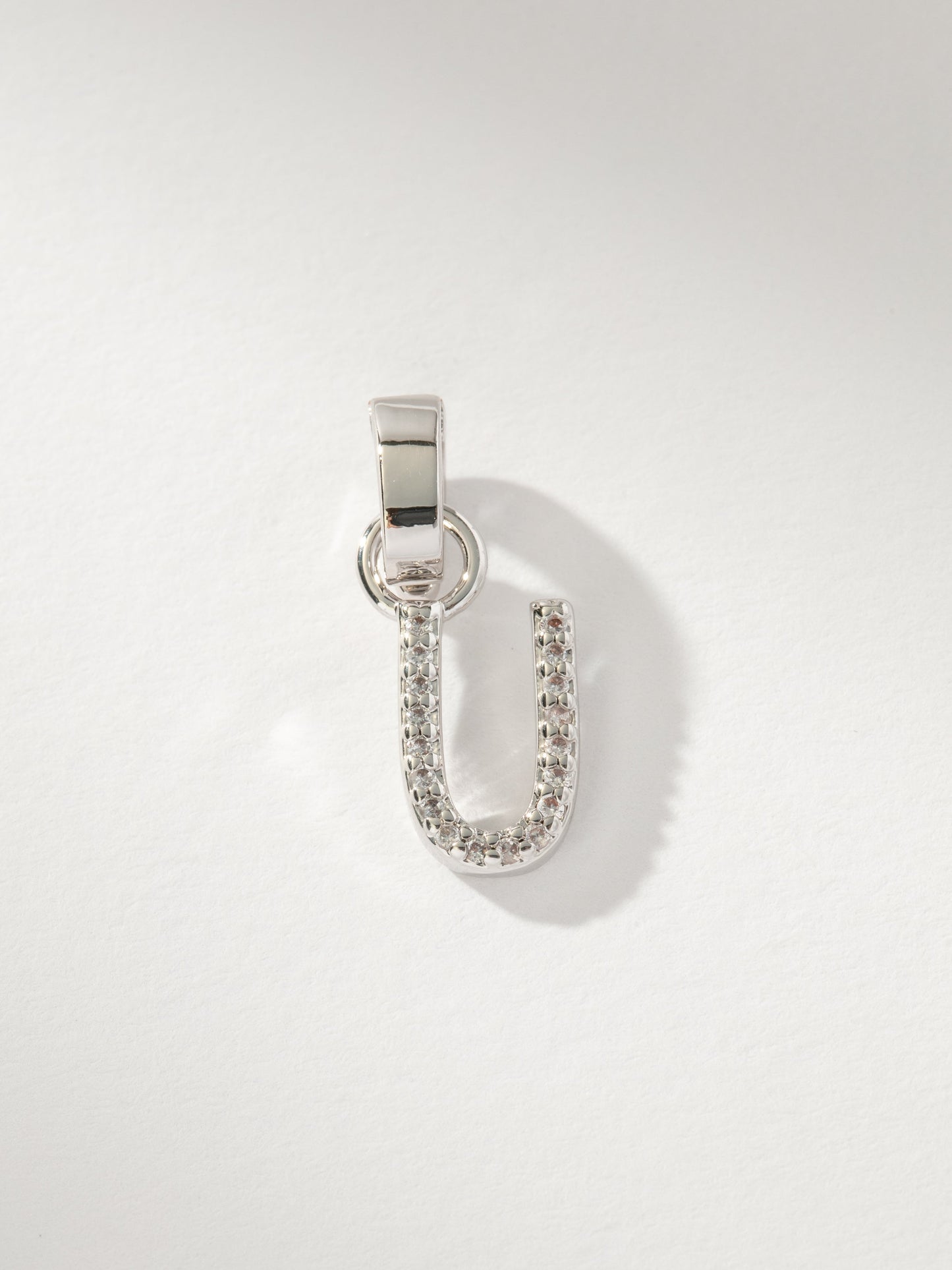 Pavé Letter Charm