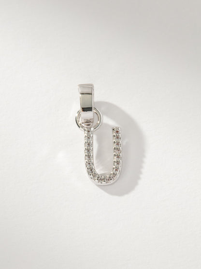 Pavé Letter Charm