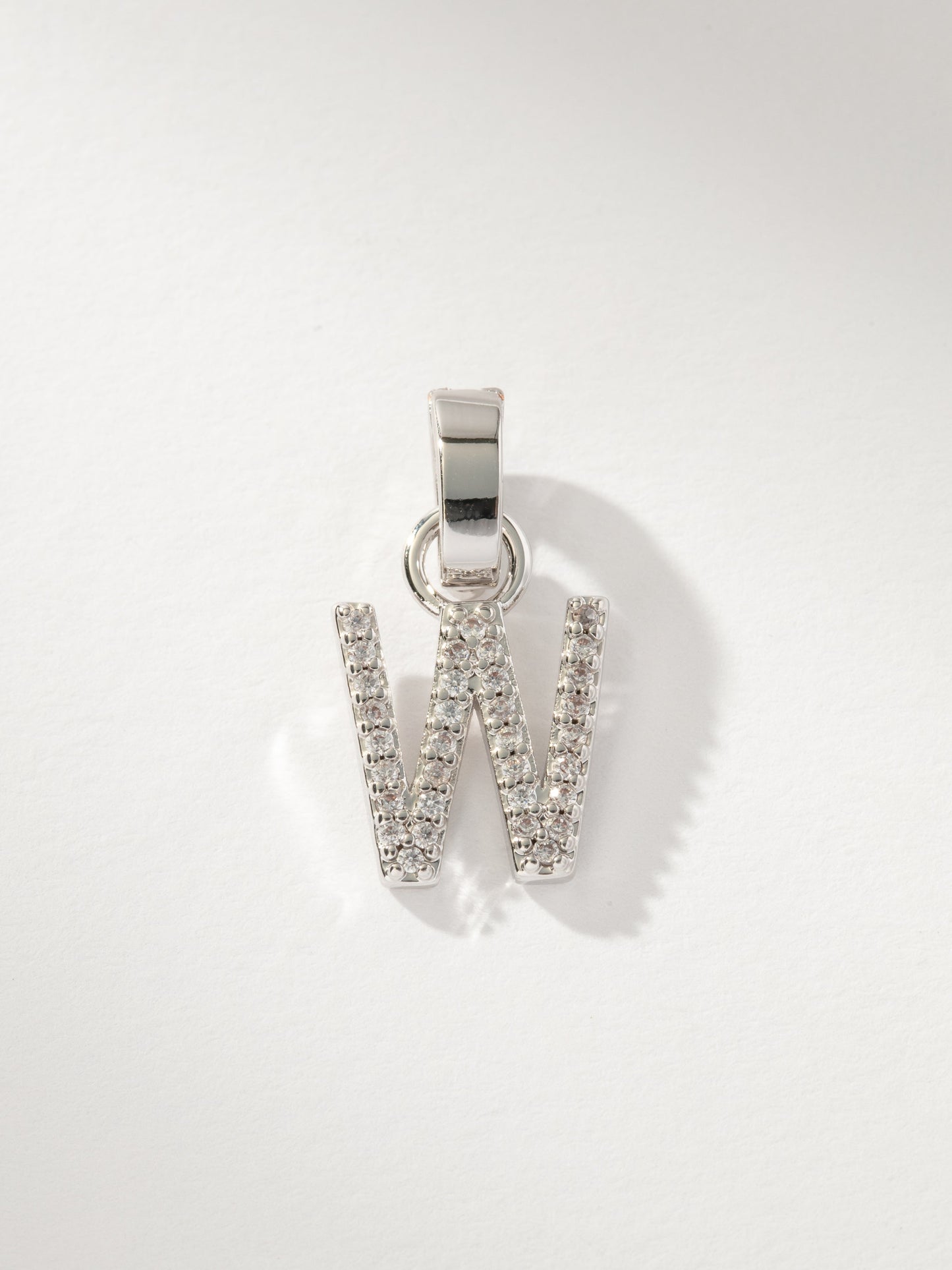 Pavé Letter Charm