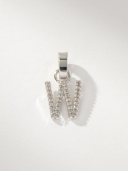 Pavé Letter Charm
