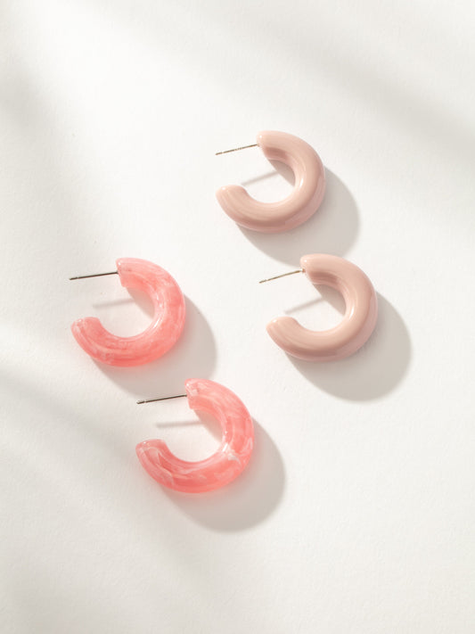 Tube Hoop Earrings