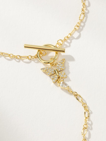 Collier Lariat Papillon
