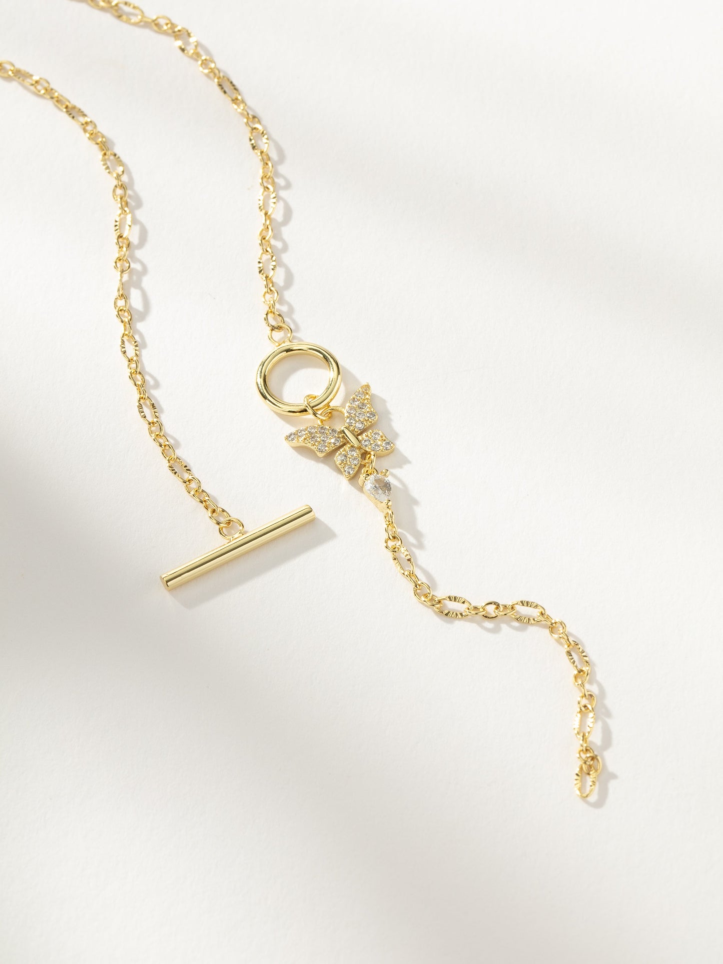 Collier Lariat Papillon