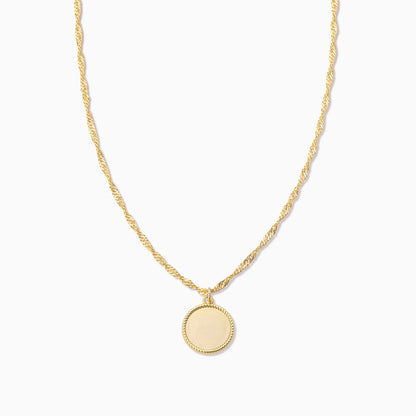 Collier pendentif cercle