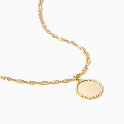 Collier pendentif cercle