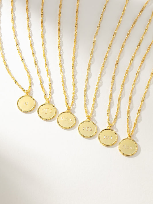 Collier pendentif cercle