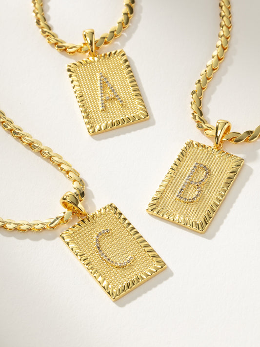 Collier chaîne à lettres