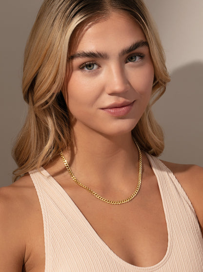Collier à chaîne gourmette rebelle
