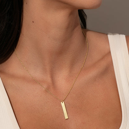 Collier à barre verticale