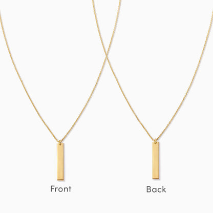 Collier à barre verticale