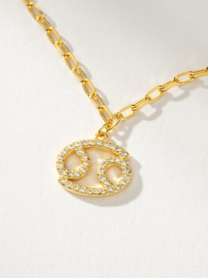 Collier chaîne icône du zodiaque