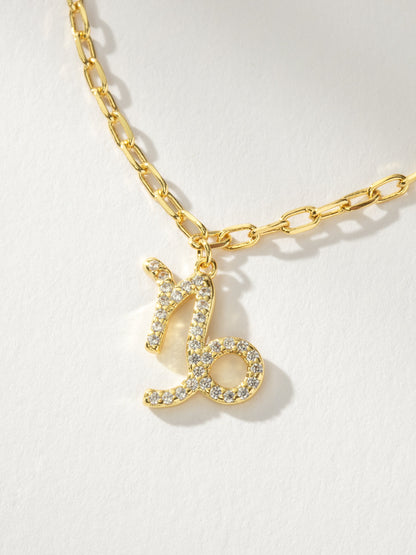 Collier chaîne icône du zodiaque