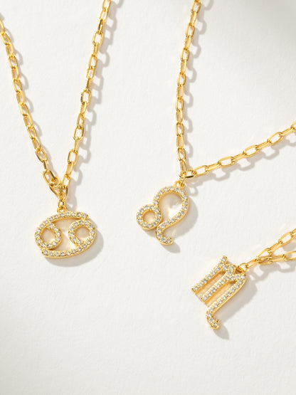 Collier chaîne icône du zodiaque