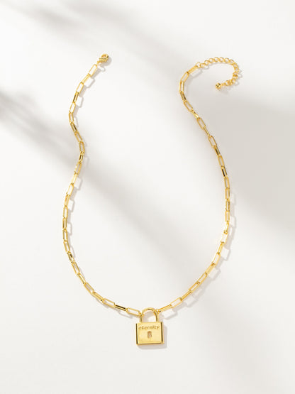 Collier avec cadenas éternel
