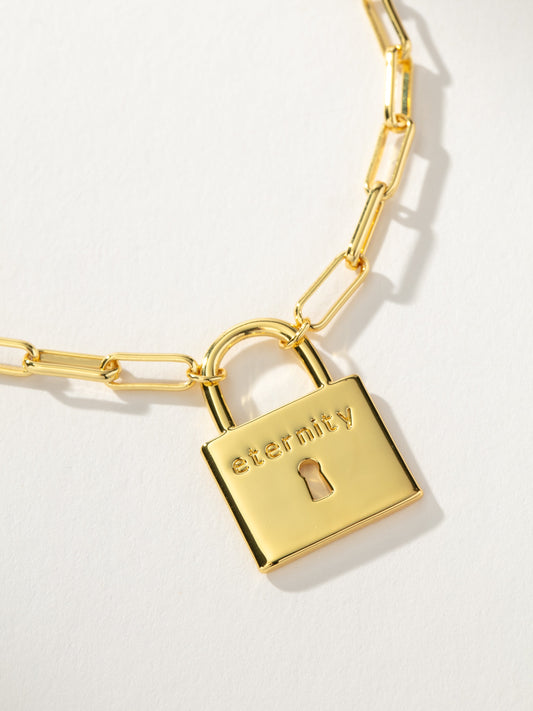 Collier avec cadenas éternel
