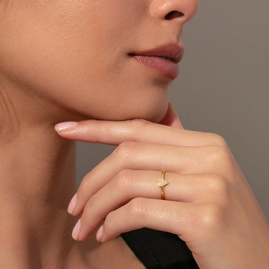Bague Autre Demi-Cœur