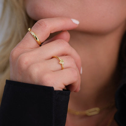 Bague Autre Demi-Cœur