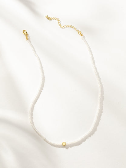 Collier de perles avec amour