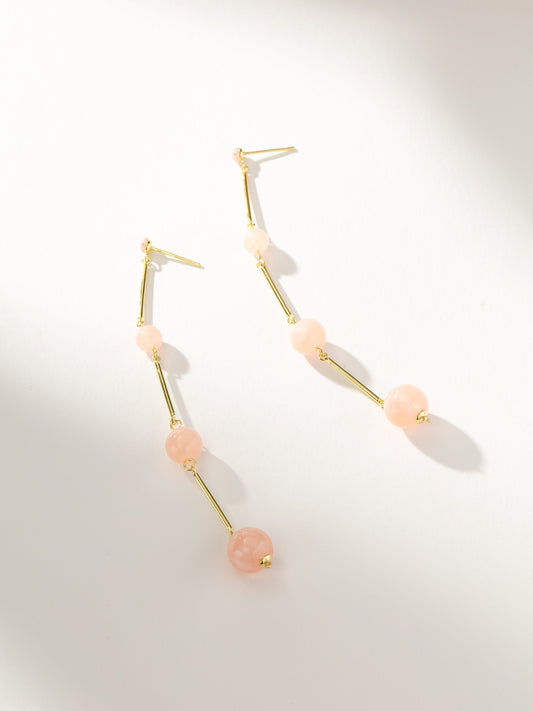 Crystal Ball Dangle Earrings