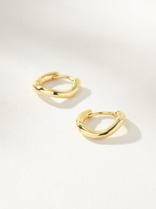 Curve Huggie Earrings