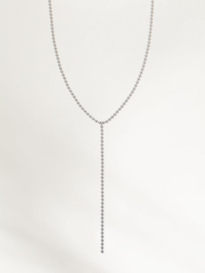 Collier Lariat à chaîne à billes