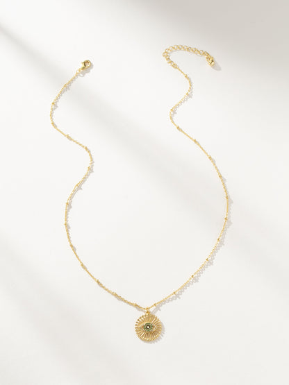 Collier pendentif mauvais œil