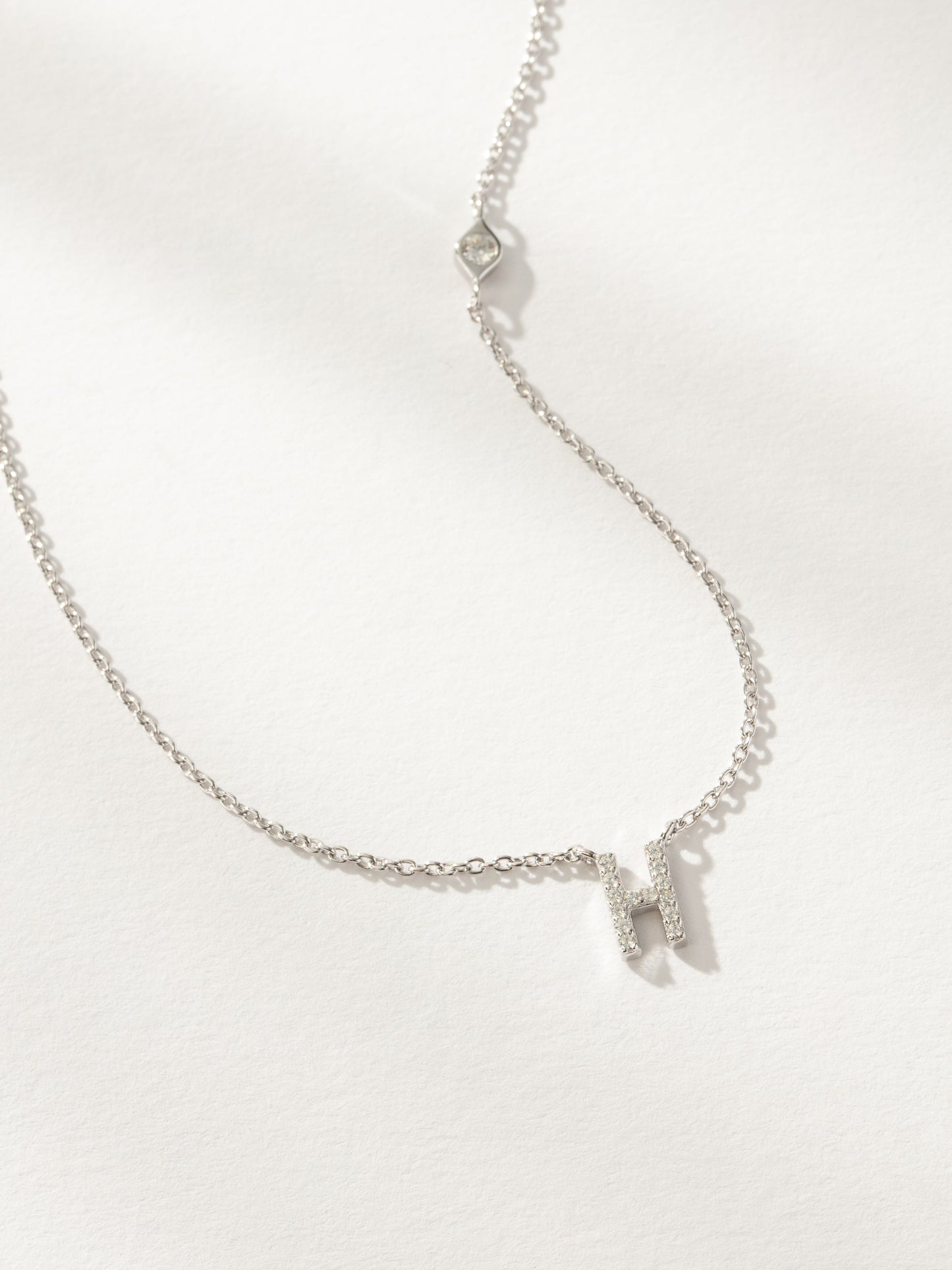 Pavé Initial Necklace