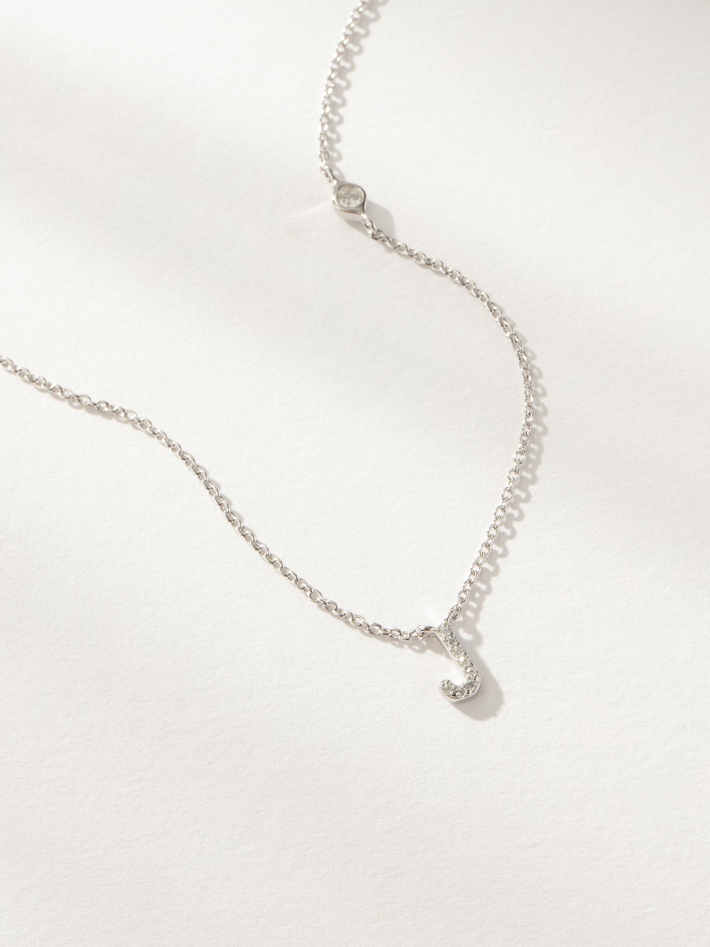 Pavé Initial Necklace