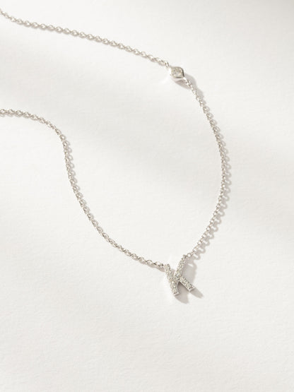 Pavé Initial Necklace