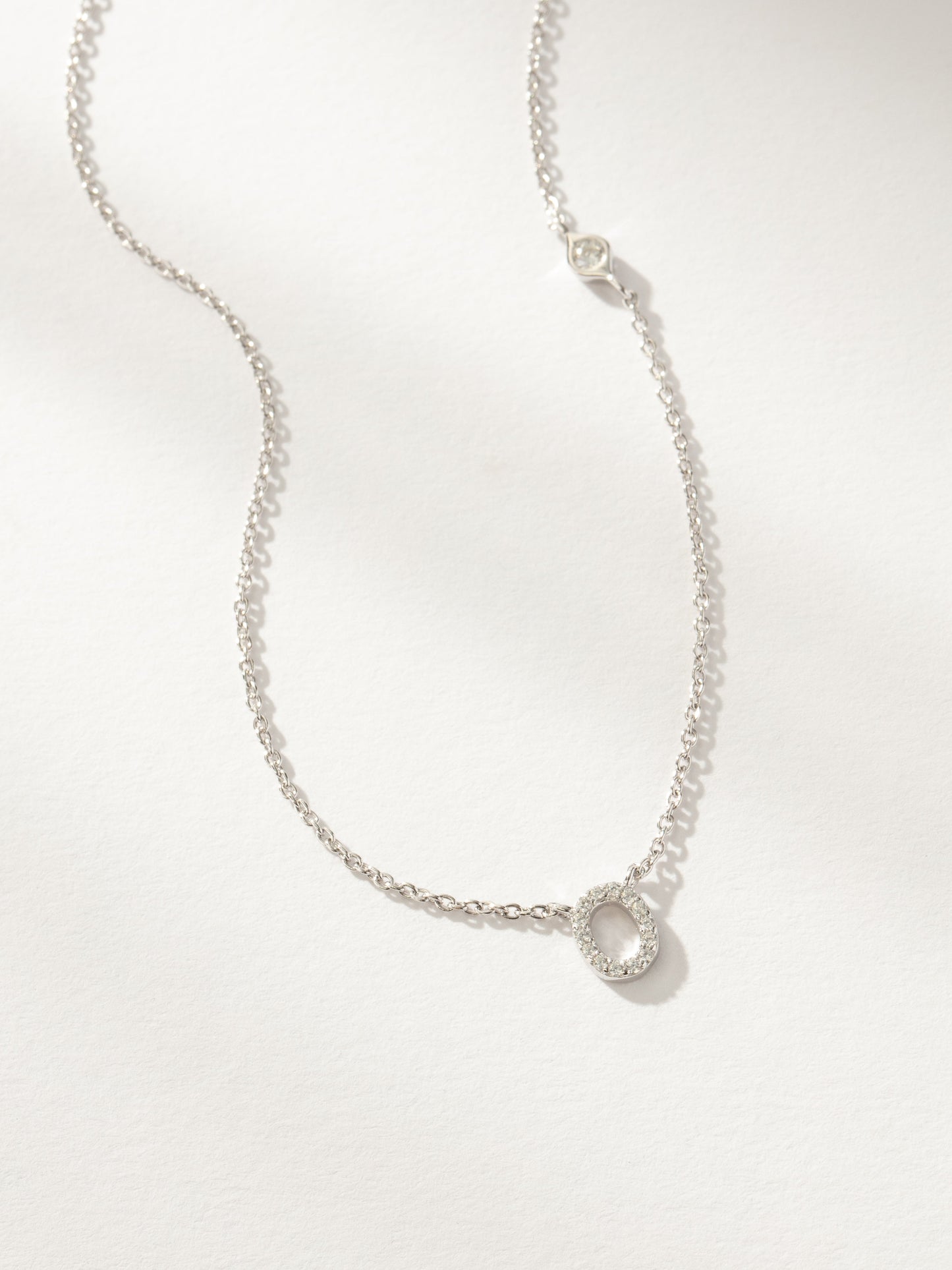Pavé Initial Necklace