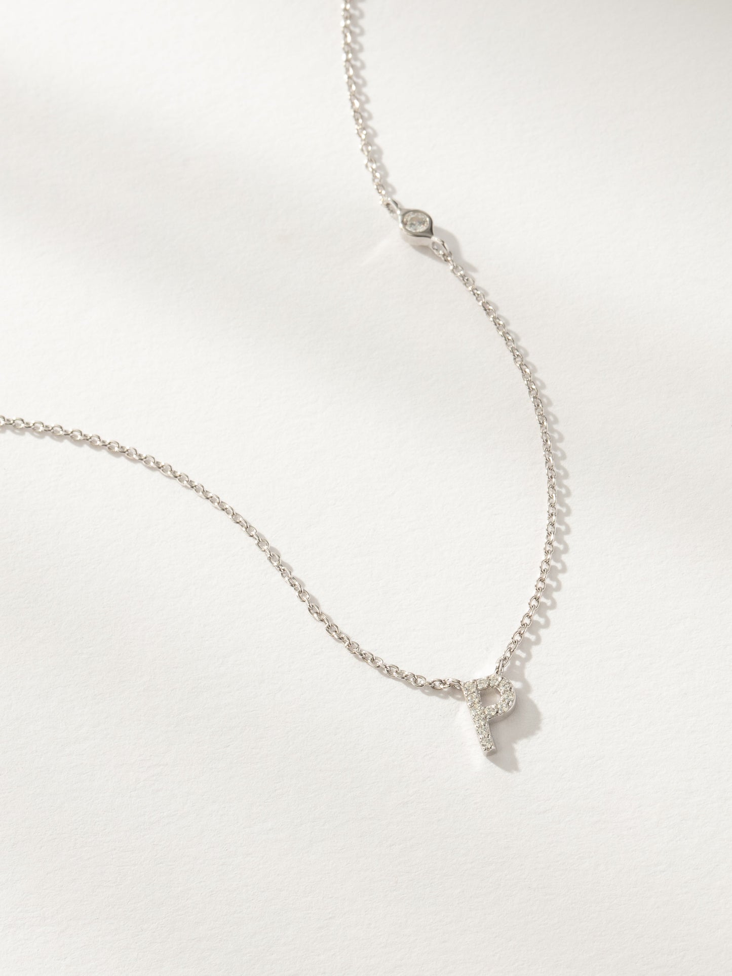 Pavé Initial Necklace
