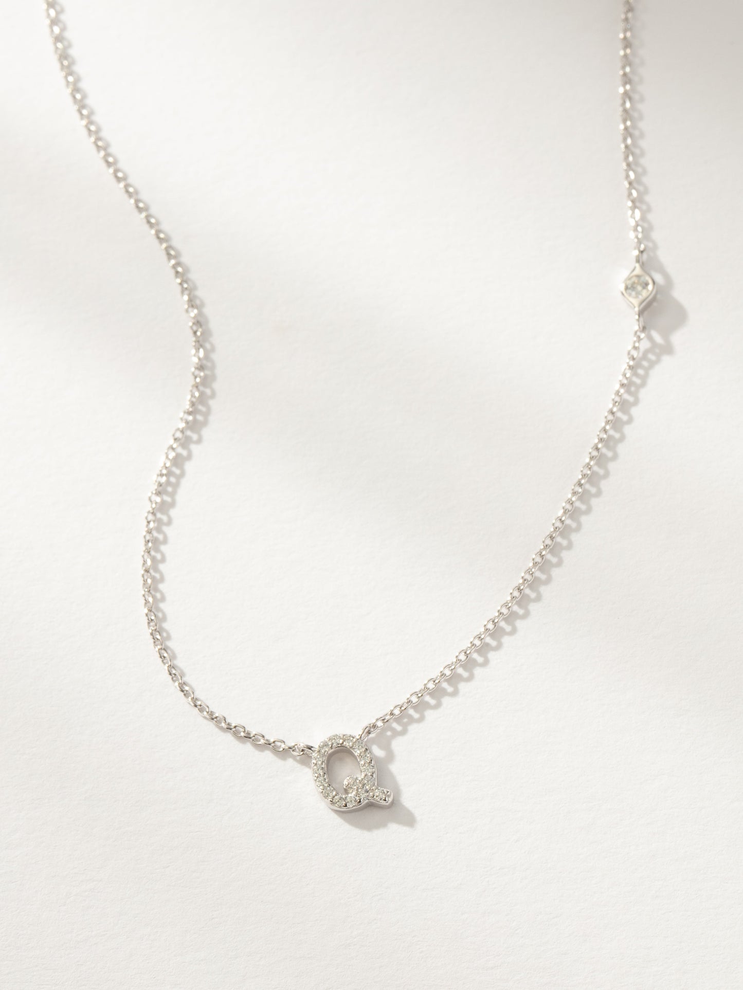 Pavé Initial Necklace